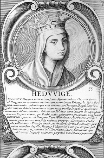 Portrait of St. Jadwiga by Polish School